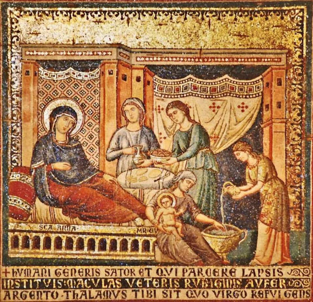 nativity theotokos cavallini rome